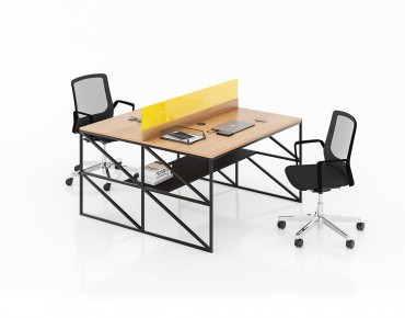 BASIC 2 PERSON WORKSTATION DESK