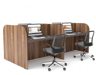 CALL CENTER-4 PERSON WORKSTATION DESK