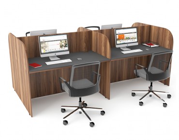 CALL CENTER-4 PERSON WORKSTATION DESK