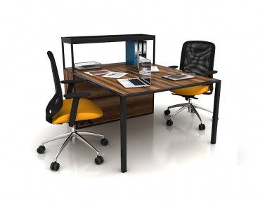 CAZZ 2 PERSON WORKSTATION DESK