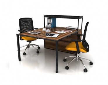 CAZZ 2 PERSON WORKSTATION DESK