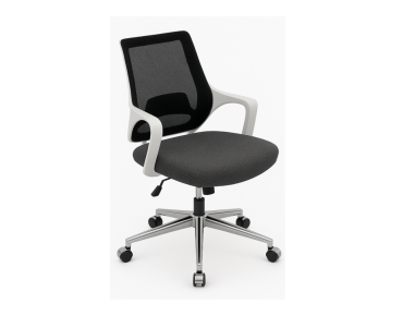 DETİ WORKING CHAIR (WHITE PLASTIC PARTS)