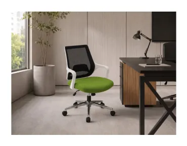 DETİ ÇALIŞMA KOLTUĞU ( BEYAZ PLASTİK AKSAM )