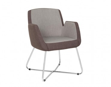 EKIN GUEST CHAIR METAL X LEG - EKN 03 201