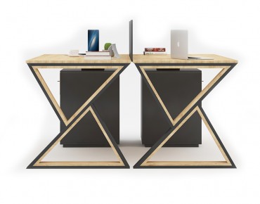 ELF DOUBLE STUDY DESK