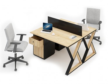 ELF DOUBLE STUDY DESK