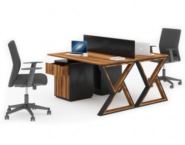 ELF DOUBLE STUDY DESK