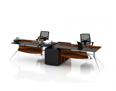 FLORA HORIZONTAL DOUBLE STUDY TABLE