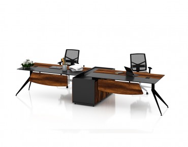 FLORA HORIZONTAL DOUBLE STUDY TABLE