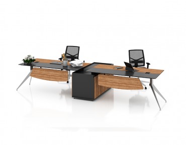 FLORA HORIZONTAL DOUBLE STUDY TABLE