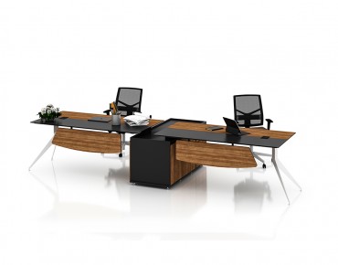 FLORA HORIZONTAL DOUBLE STUDY TABLE