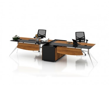 FLORA HORIZONTAL DOUBLE STUDY TABLE