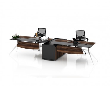 FLORA HORIZONTAL DOUBLE STUDY TABLE