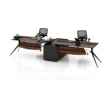 FLORA HORIZONTAL DOUBLE STUDY TABLE