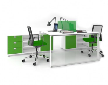 GIFT 2 PERSON WORKSTATION DESK