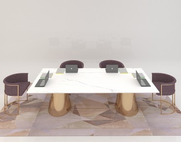 GOLD MEETING TABLE