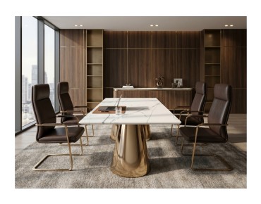 GOLD MEETING TABLE