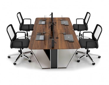 KUBA 4 PERSON WORKSTATION DESK