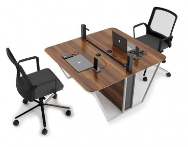 KUBA 2 PERSON WORKSTATION DESK