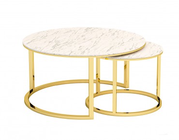 LILA DOUBLE ROUND TABLE