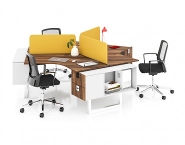 NIL 3 PERSON WORKSTATION DESK