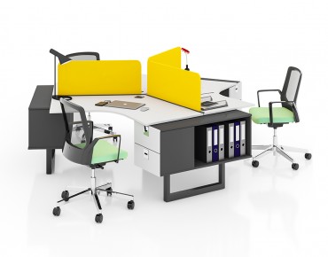 NIL 3 PERSON WORKSTATION DESK