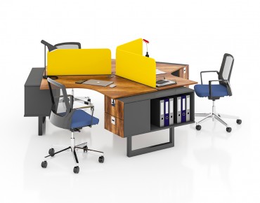 NIL 3 PERSON WORKSTATION DESK