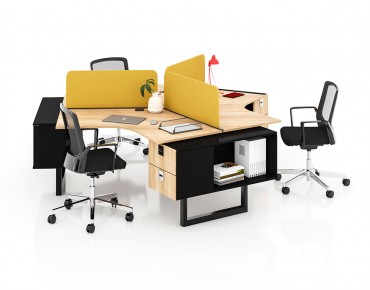 NIL 3 PERSON WORKSTATION DESK