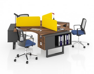 NIL 3 PERSON WORKSTATION DESK