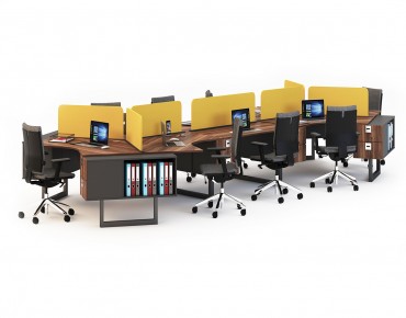 NIL 8 PERSON WORKSTATION DESK