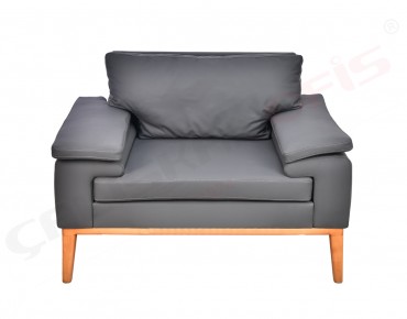 NOVA WOODEN SINGLE SOFA