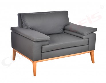 NOVA WOODEN SINGLE SOFA