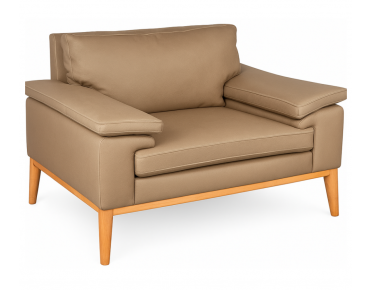 NOVA WOODEN SINGLE SOFA
