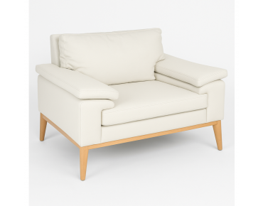 NOVA WOODEN SINGLE SOFA