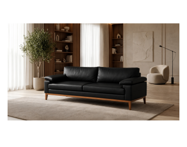 NOVA WOOD TRIPLE SOFA