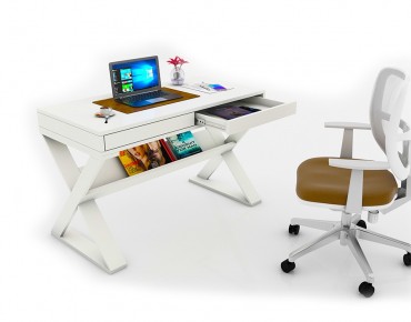 BUREAU D'ÉTUDE AVEC ÉTAGÈRE + CHAISE D'ÉTUDE