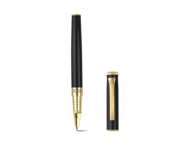 RİVİERİ SİYAH GOLD ROLLER KALEM