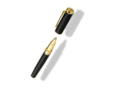 RİVİERİ SİYAH GOLD ROLLER KALEM