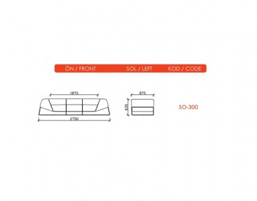 SOA TRIPLE SEAT SOFA