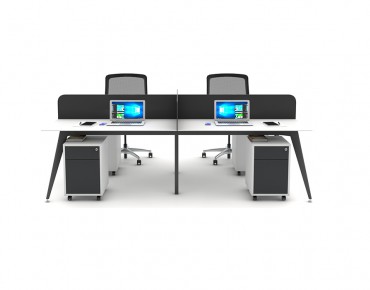 TARSUS 4 PERSON WORKSTATION DESK