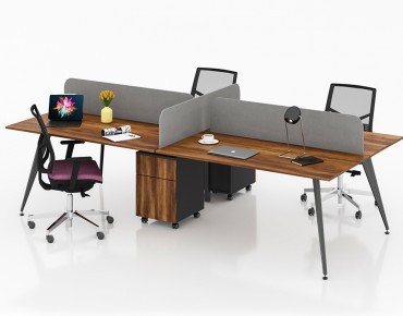 TARSUS 4 PERSON WORKSTATION DESK