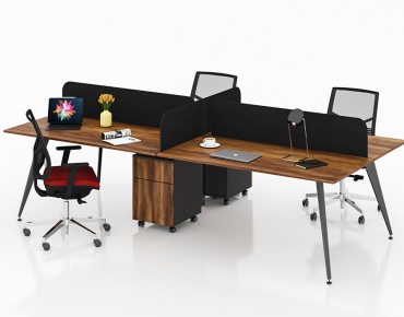 TARSUS 4 PERSON WORKSTATION DESK