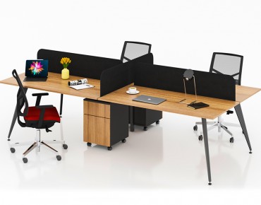 TARSUS 4 PERSON WORKSTATION DESK