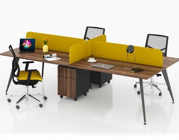 TARSUS 4 PERSON WORKSTATION DESK