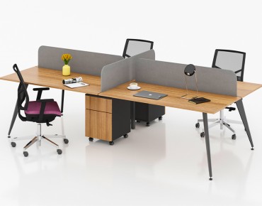 TARSUS 4 PERSON WORKSTATION DESK