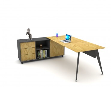 TARSUS EXECUTIVE DESK (WITH DRAWER UNIT)