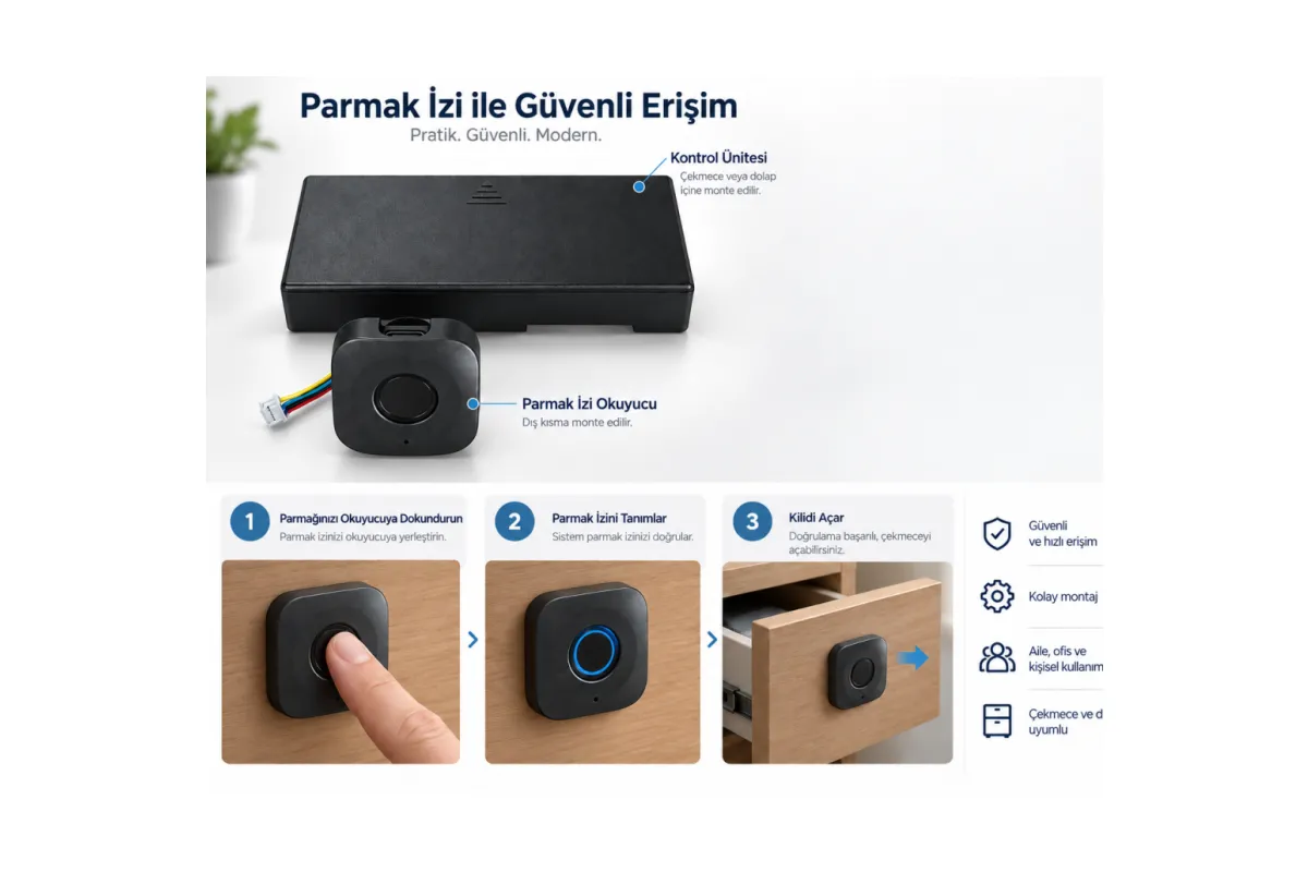 Parmak Okuyuculu Kilit