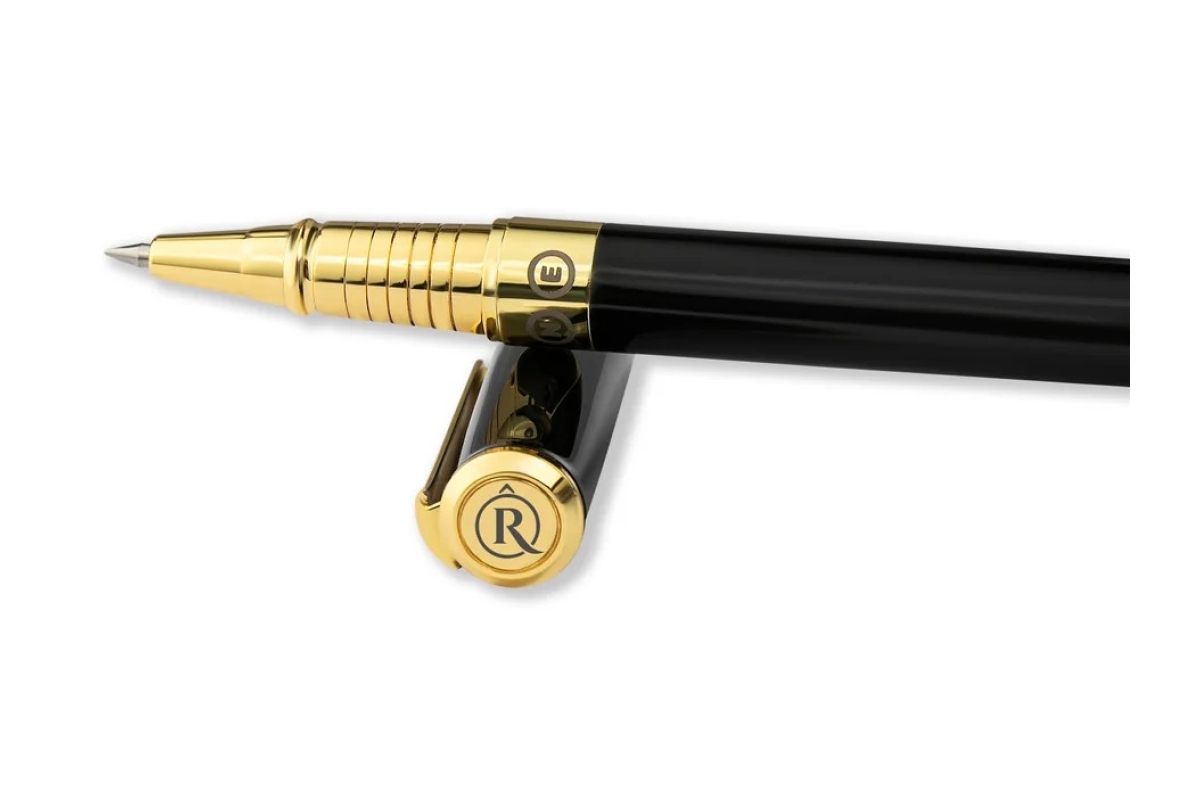 RİVİERİ SİYAH GOLD ROLLER KALEM