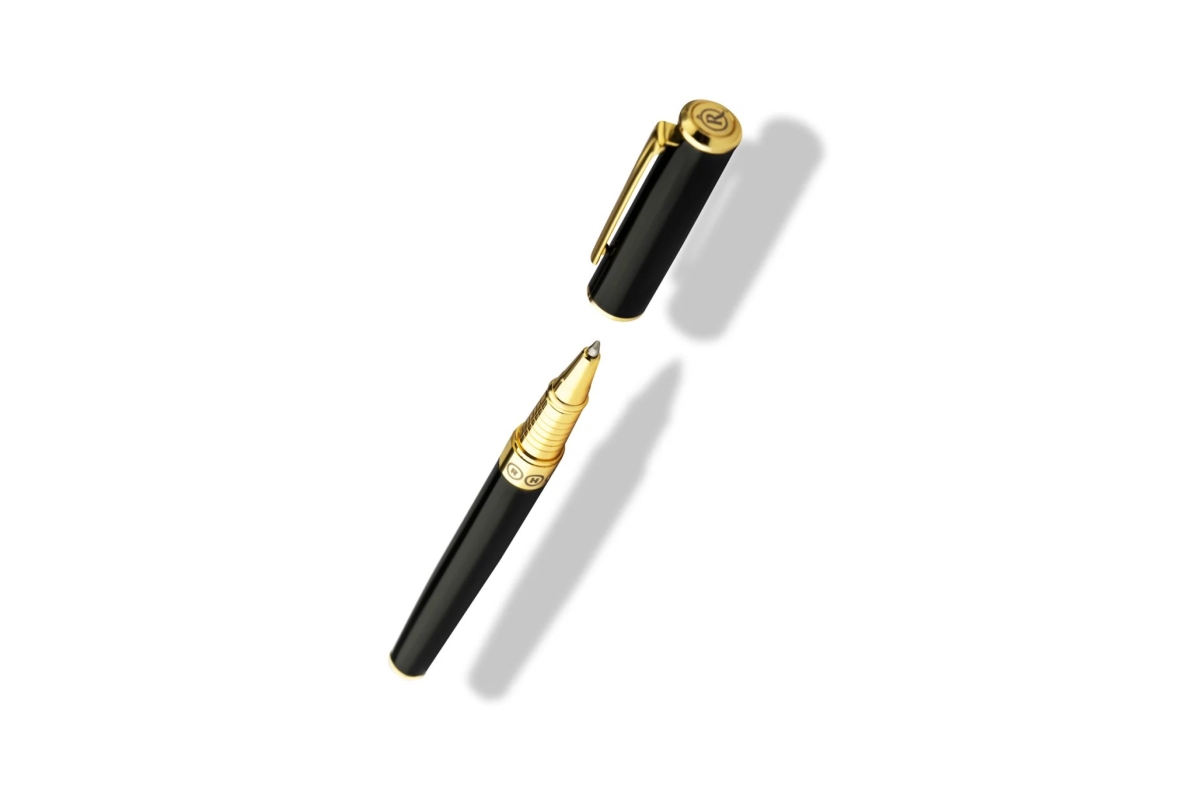 RİVİERİ SİYAH GOLD ROLLER KALEM