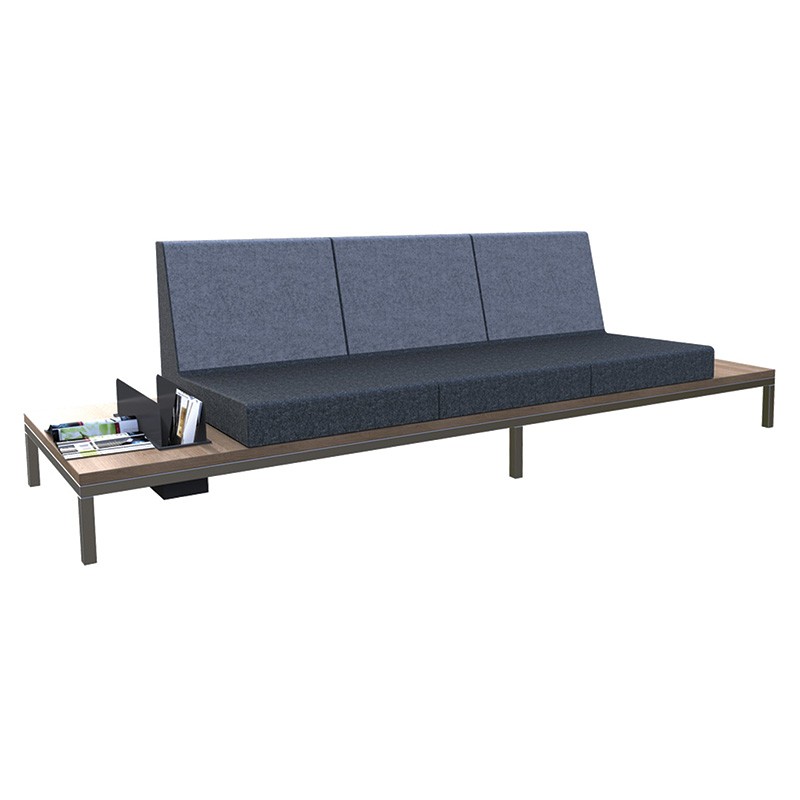 RUBİK ÜÇLÜ ÇİFT SEHPALI BEKLEME